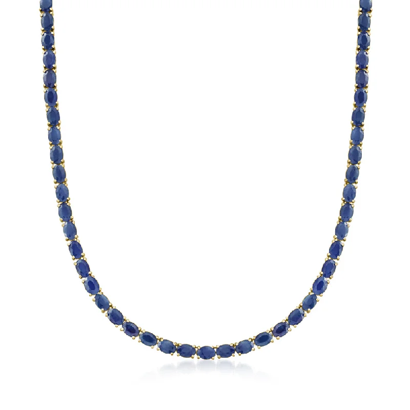 Breathtaking Jewelry At Limited-Time Savings Ross-Simons Sapphire Necklace in 18kt Gold Over Sterling Breathtaking Jewelry At Limited-Time Savings Ross-Simons Sapphire Necklace in 18kt Gold Over Sterling