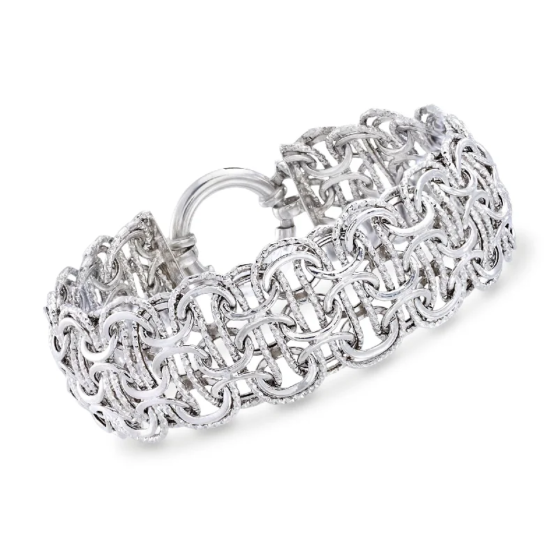 Flash Sale On Stunning Jewelry – Don't Miss Out Ross-Simons Sterling Silver Multi-Circle Link Bracelet Flash Sale On Stunning Jewelry – Don't Miss Out Ross-Simons Sterling Silver Multi-Circle Link Bracelet