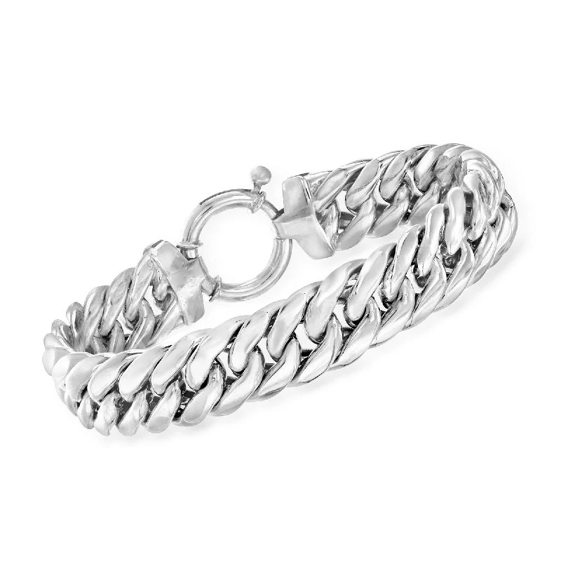 Unbeatable Offers On Luxury And Everyday Jewelry Ross-Simons Sterling Silver Cuban Style Link Bracelet Unbeatable Offers On Luxury And Everyday Jewelry Ross-Simons Sterling Silver Cuban Style Link Bracelet