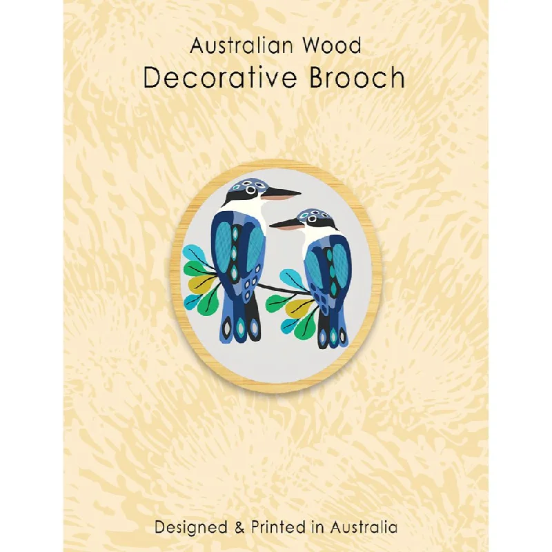 Glamorous Jewelry, Glamorous Deals – Shop Now Aero Decorative Brooch - Kingfishers
