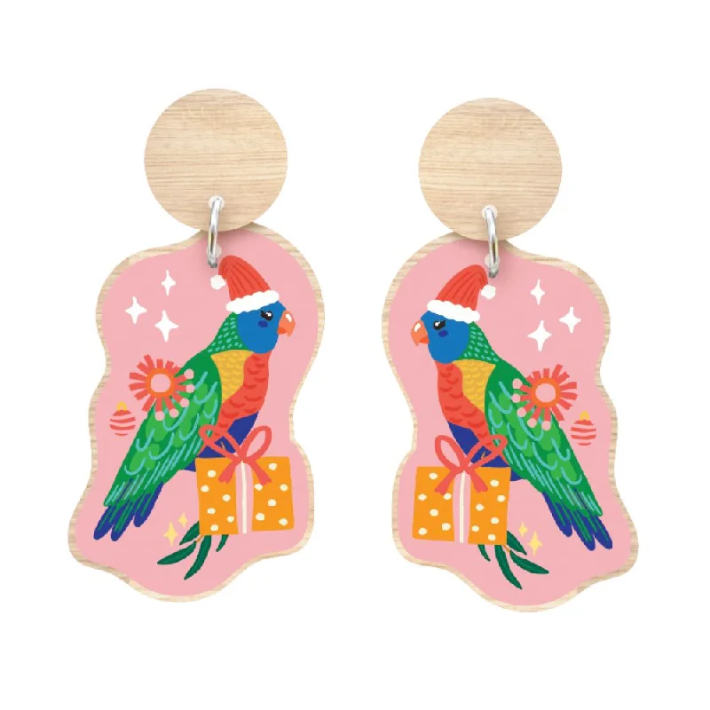Unmissable Jewelry Clearance – Final Reductions Aero Christmas Earrings - Rainbow Lorikeet Unmissable Jewelry Clearance – Final Reductions Aero Christmas Earrings - Rainbow Lorikeet