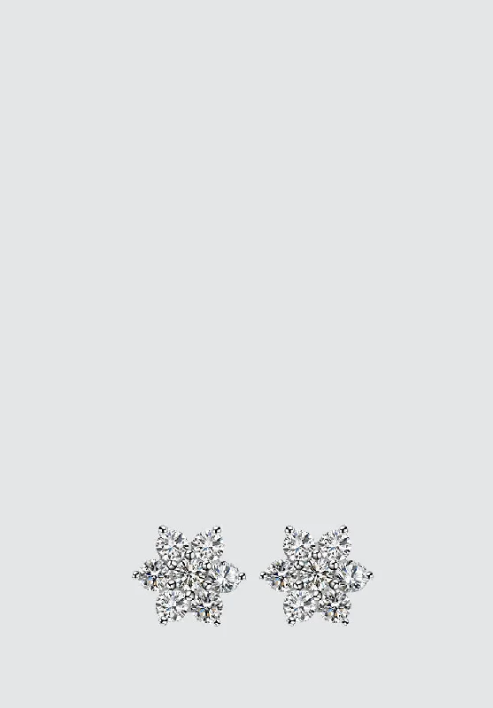 Celebrate Every Occasion With Sparkling Savings Rosette 1.50tcw Diamond Crystalline Studs Celebrate Every Occasion With Sparkling Savings Rosette 1.50tcw Diamond Crystalline Studs