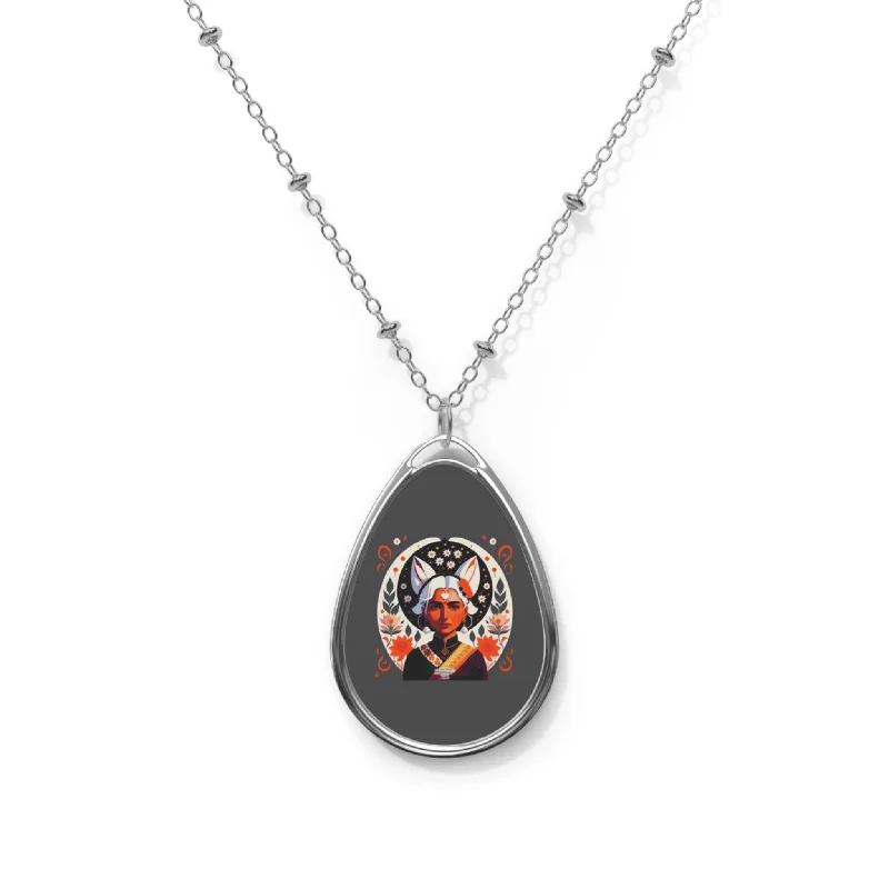 Exclusive Jewelry Sale – Grab Timeless Pieces Now Indian Silverfox Oval Necklace