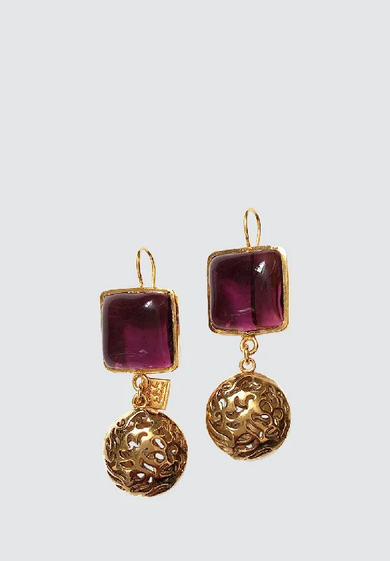 Affordable Gold-Plated Jewelry For Modern Fashion Talisman Earrings