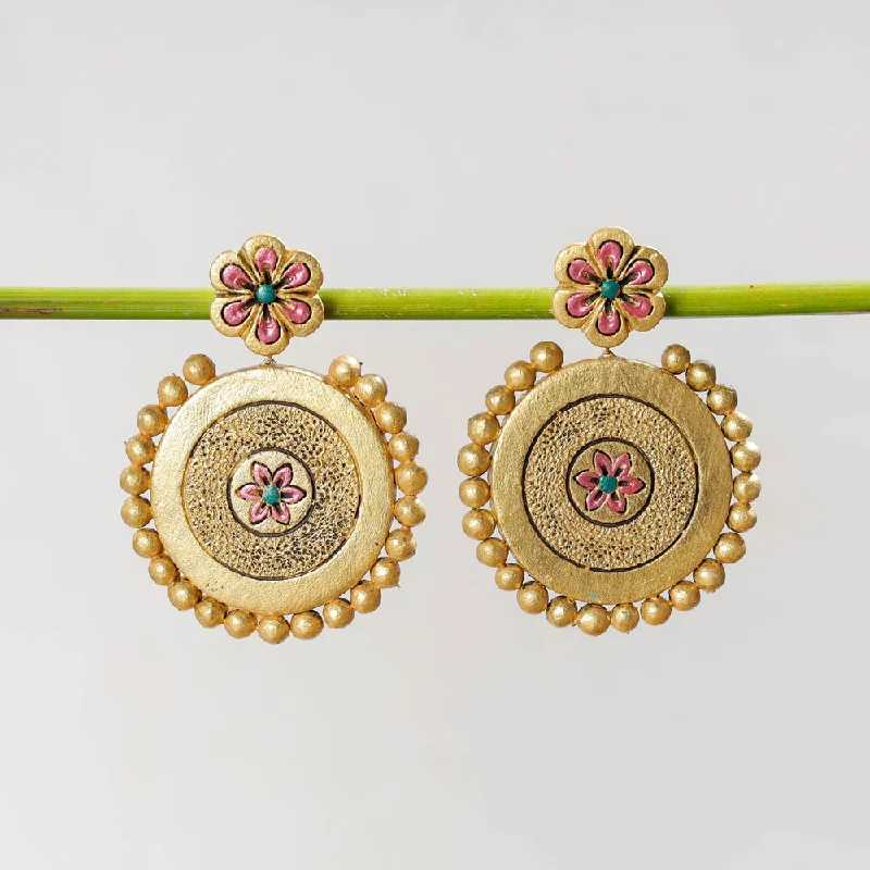 Luxury Jewelry At Budget-Friendly Prices – Grab Yours Now Bishnupur Handpainted Terracotta Earrings Luxury Jewelry At Budget-Friendly Prices – Grab Yours Now Bishnupur Handpainted Terracotta Earrings