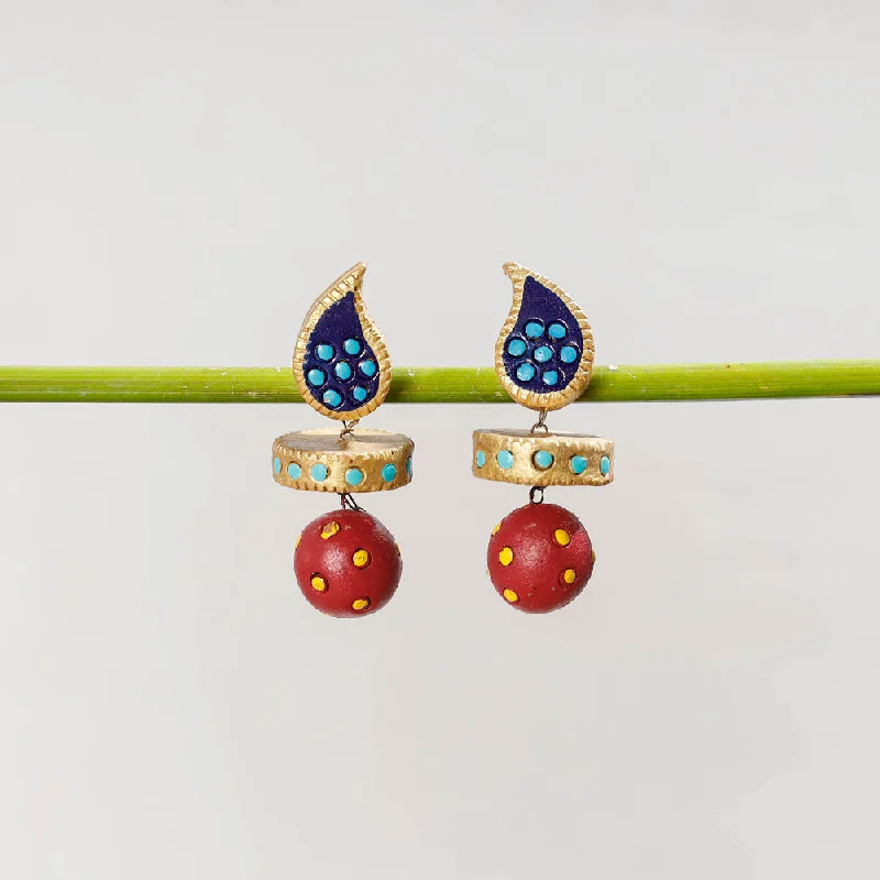 Limited-Time Jewelry Sale – Don't Miss Out On Dazzling Discounts Bishnupur Handpainted Terracotta Earrings Limited-Time Jewelry Sale – Don't Miss Out On Dazzling Discounts Bishnupur Handpainted Terracotta Earrings