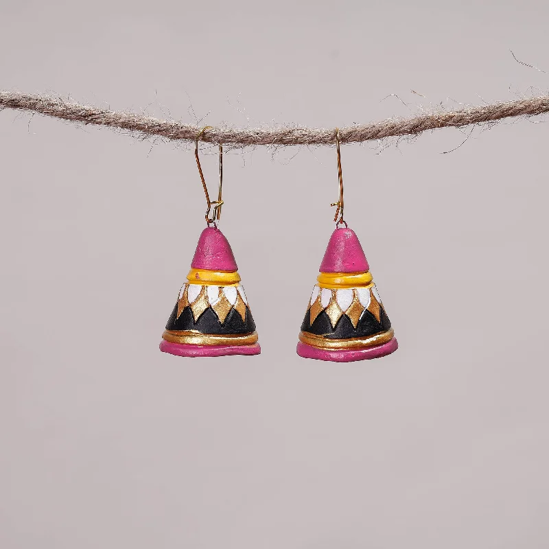 Sparkle In Style With Our Best Jewelry Deals Bishnupur Handpainted Terracotta Earrings Sparkle In Style With Our Best Jewelry Deals Bishnupur Handpainted Terracotta Earrings