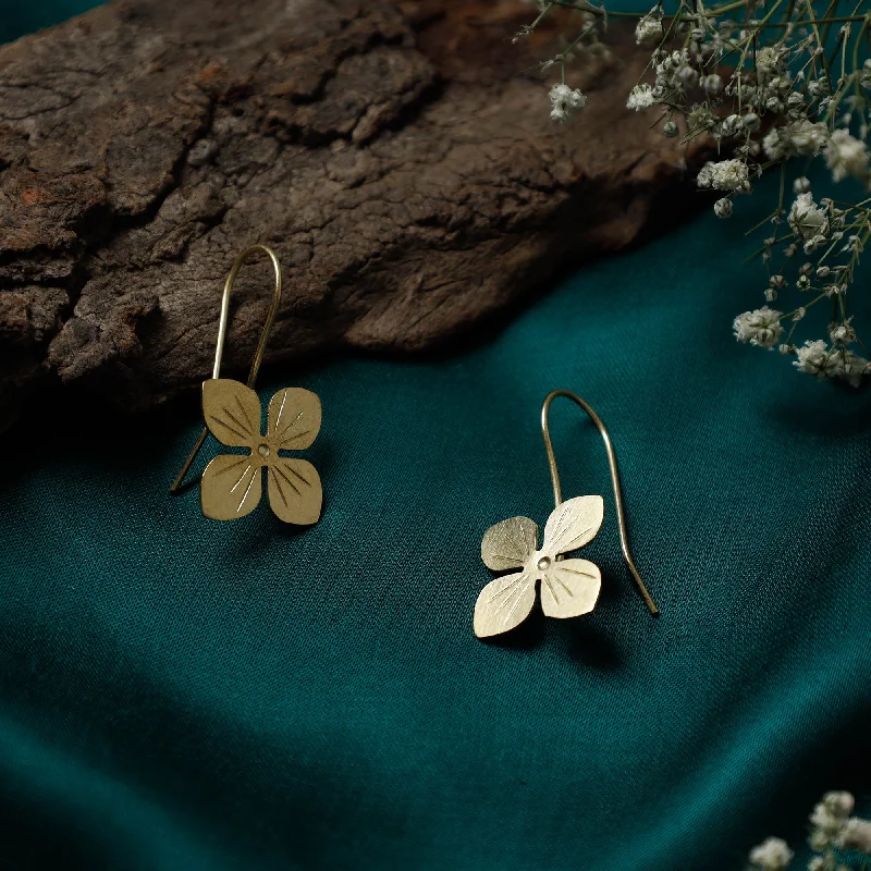 Brass Metal Handcrafted Dokra Earrings