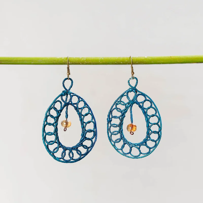 Luxury Jewelry Sale – Sparkle For Less Hand Braided Natural Sikki Grass Earrings