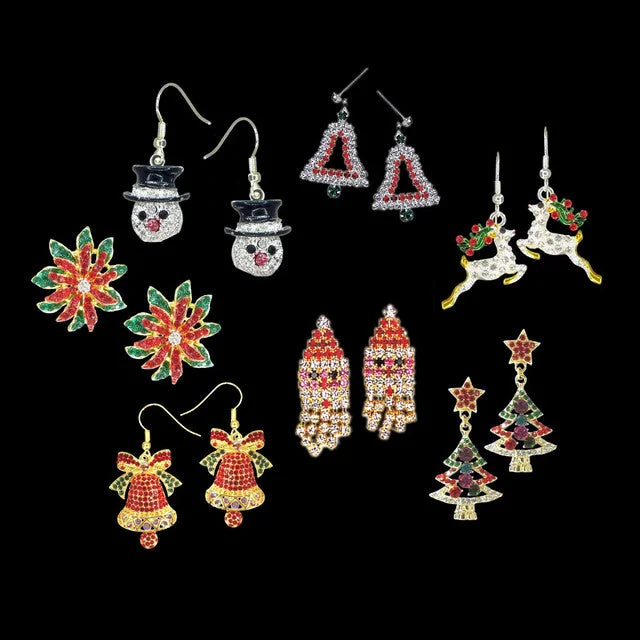 High-End Sparkle, Low-End Prices – Shop Now Jeweled Metal Christmas Holiday Earrings in Velvet Pouch High-End Sparkle, Low-End Prices – Shop Now Jeweled Metal Christmas Holiday Earrings in Velvet Pouch