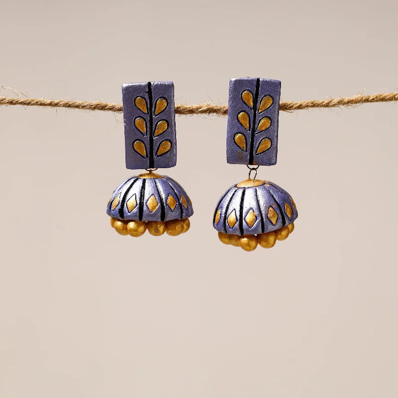 Jewelry Flash Sale – Stylish Designs At Unbeatable Rates Bishnupur Handpainted Terracotta Jhumki Earrings 05 Jewelry Flash Sale – Stylish Designs At Unbeatable Rates Bishnupur Handpainted Terracotta Jhumki Earrings 05