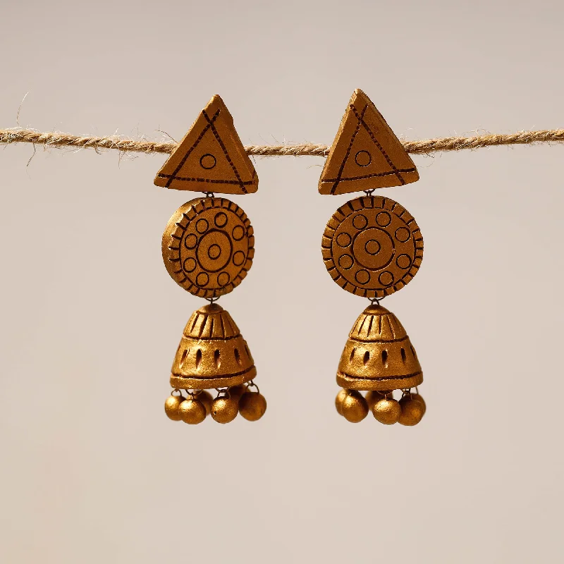 Luxury Meets Affordability – Jewelry Sale Live Now Bishnupur Handpainted Terracotta Jhumki Earrings 10 Luxury Meets Affordability – Jewelry Sale Live Now Bishnupur Handpainted Terracotta Jhumki Earrings 10