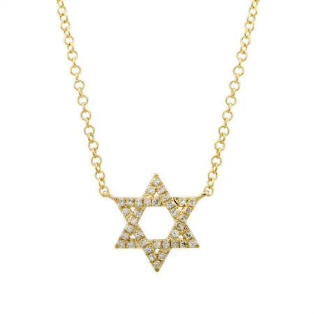 Bold And Beautiful Jewelry Now At Irresistible Prices 14K Micro Star of David Necklace Bold And Beautiful Jewelry Now At Irresistible Prices 14K Micro Star of David Necklace