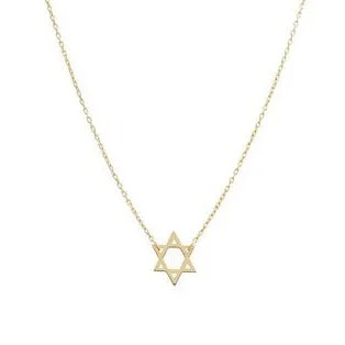 Luxury Jewelry At Unbeatable Discounts 14k Star of David Necklace