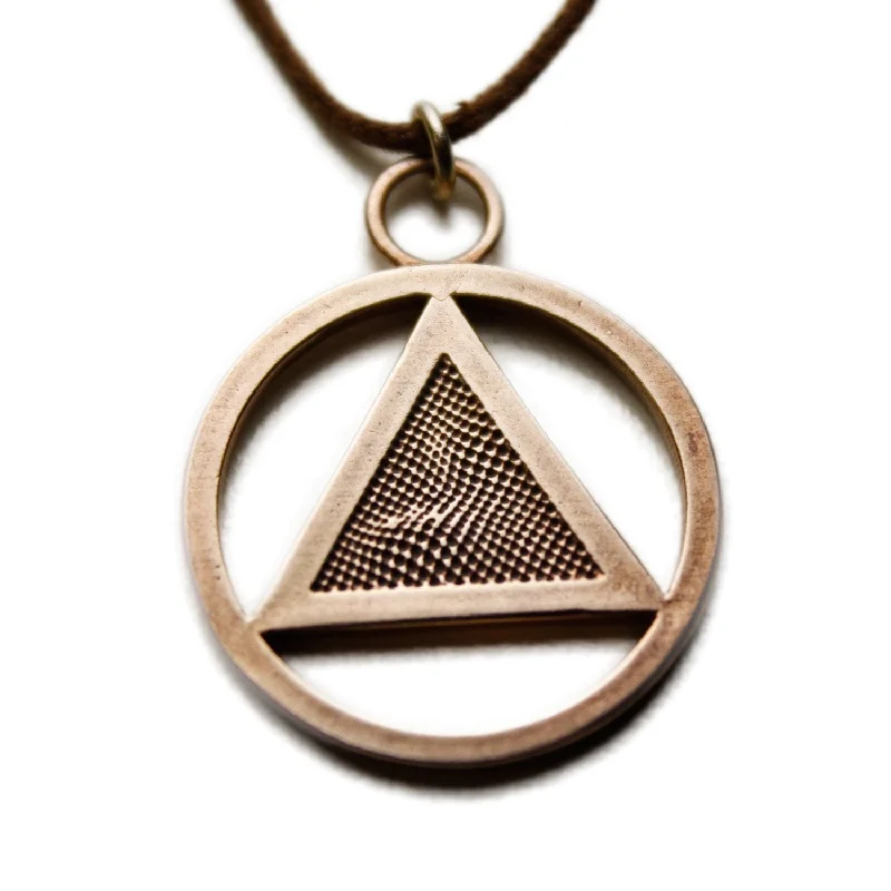 Limited-Time Offer On Premium Jewelry Collections AA Symbol Peace Bronze Pendant Necklace on Adjustable Natural Fiber Cord Limited-Time Offer On Premium Jewelry Collections AA Symbol Peace Bronze Pendant Necklace on Adjustable Natural Fiber Cord