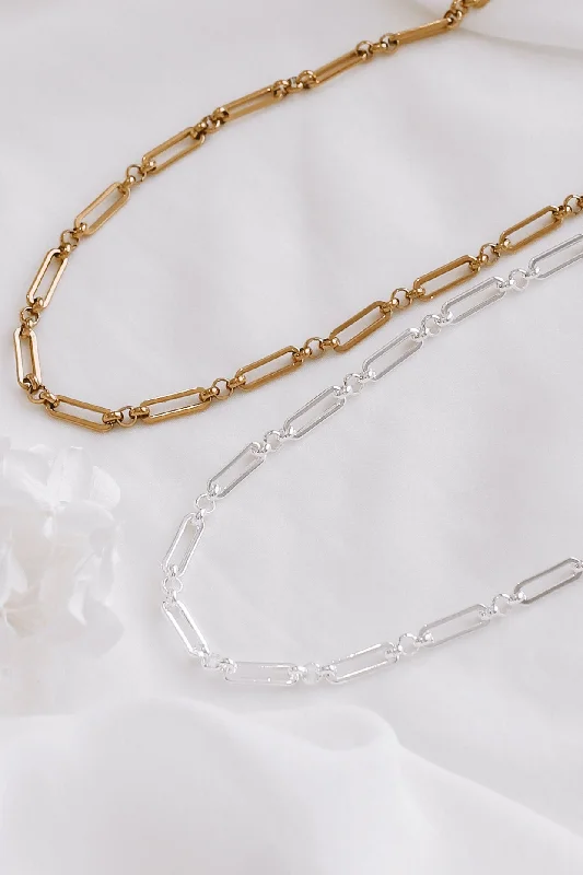 Premium Jewelry, Premium Discounts – Act Fast Allegra - Stainless Steel Gold or Silver Necklace Premium Jewelry, Premium Discounts – Act Fast Allegra - Stainless Steel Gold or Silver Necklace