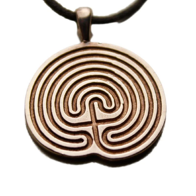 Grab Exquisite Jewelry At The Lowest Prices Minoan Labyrinth Peace Bronze Pendant Necklace on Adjustable Natural Fiber Cord Grab Exquisite Jewelry At The Lowest Prices Minoan Labyrinth Peace Bronze Pendant Necklace on Adjustable Natural Fiber Cord