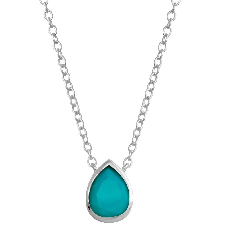 Silver/Turquoise