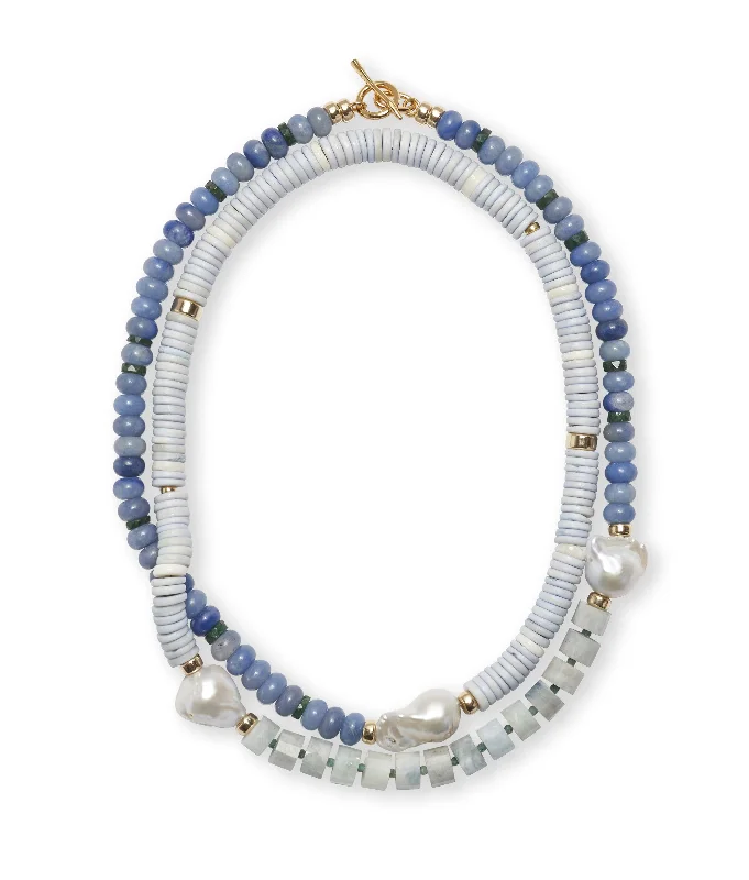 Dazzling Deals On Necklaces, Bracelets, And More Cabana Necklace in Azure Sky