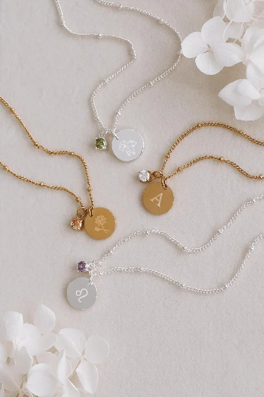 Shop High-Quality Jewelry At Jaw-Dropping Discounts Callie - Stainless Steel Monogram Necklace