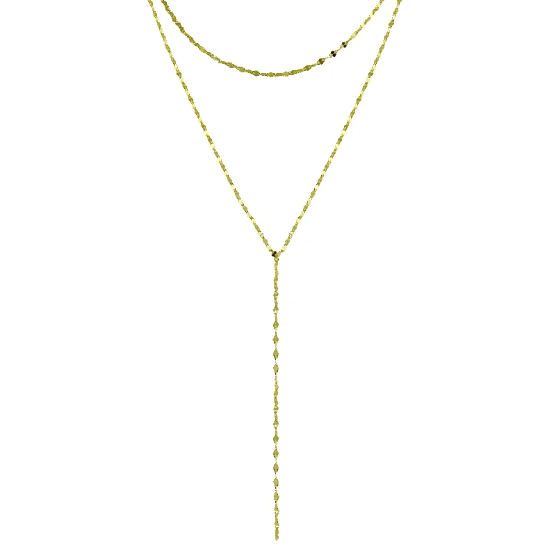 Limited-Stock Jewelry Sale – Once It's Gone, It's Gone Chain Lariat Necklace