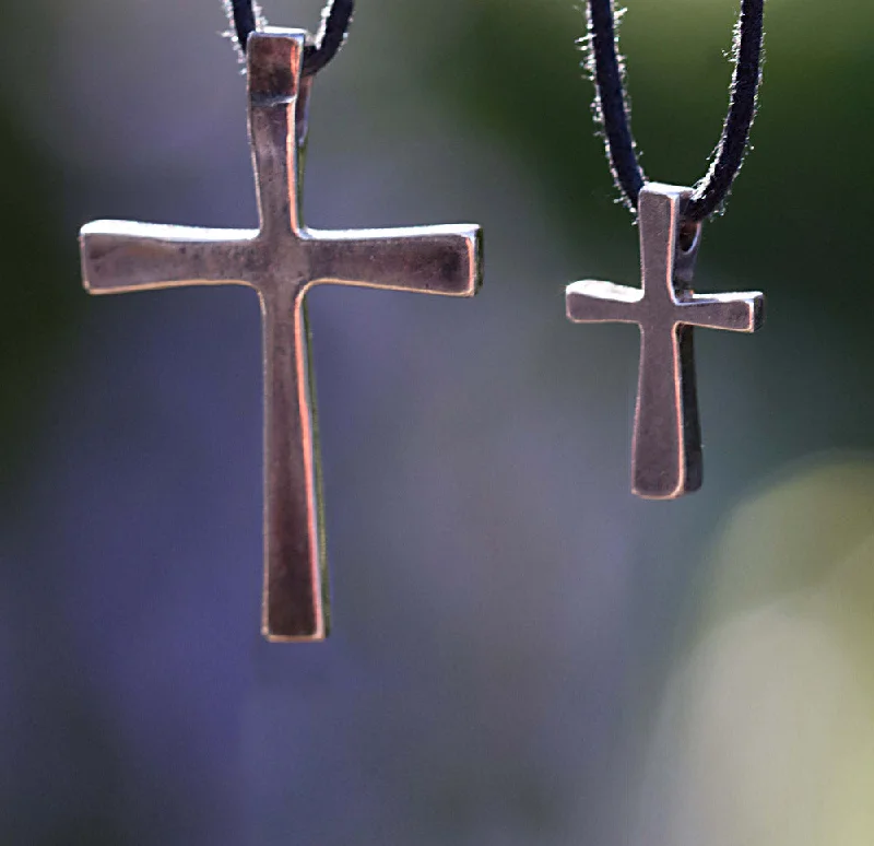Bestselling Jewelry At Special Promotional Rates Delicate Cross Peace Bronze Pendant Necklace on Adjustable Natural Fiber Cord Bestselling Jewelry At Special Promotional Rates Delicate Cross Peace Bronze Pendant Necklace on Adjustable Natural Fiber Cord