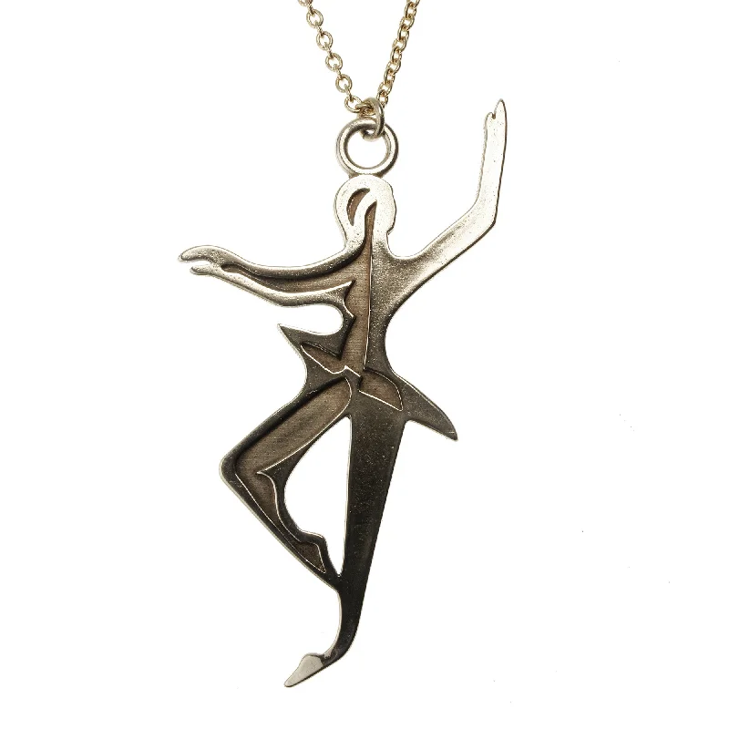 Trending Jewelry Styles Now At Limited-Time Discounts Dancing for Peace Peace Bronze Pendant Necklace on 18" Rolo Chain Trending Jewelry Styles Now At Limited-Time Discounts Dancing for Peace Peace Bronze Pendant Necklace on 18" Rolo Chain