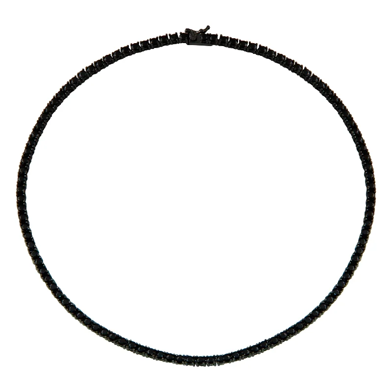 Limited-Time Jewelry Discounts – Shine Without The Splurge Black on Black Tennis Necklace Limited-Time Jewelry Discounts – Shine Without The Splurge Black on Black Tennis Necklace