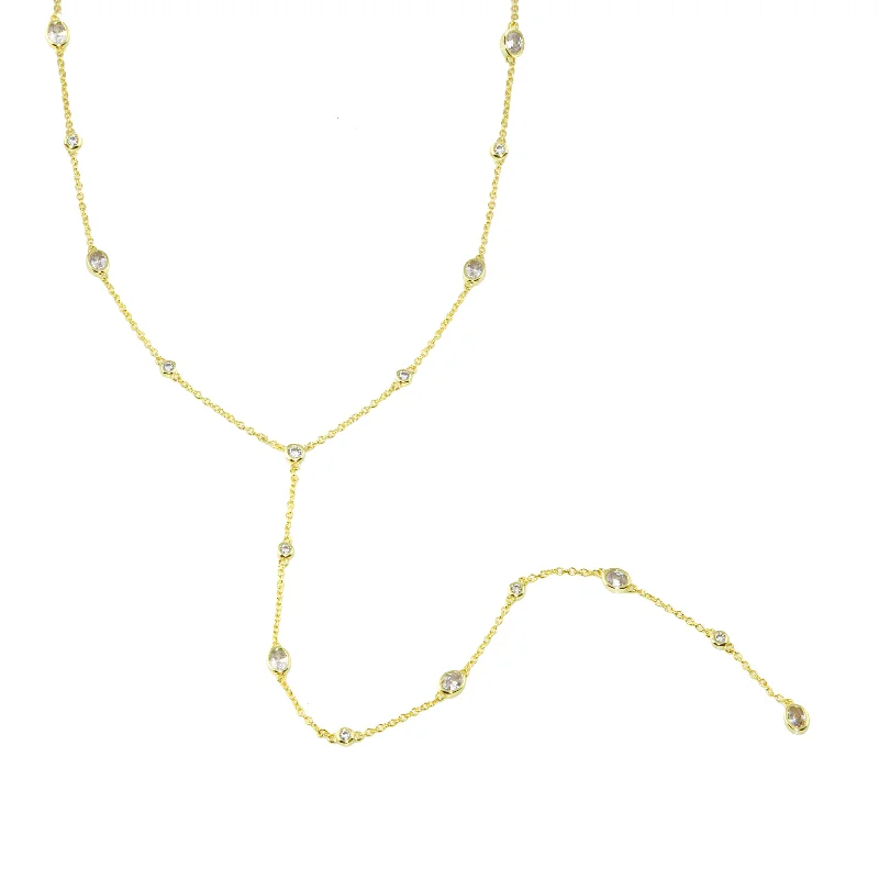 Fashion-Forward Jewelry At Incredible Prices DBY Bezel Lariat