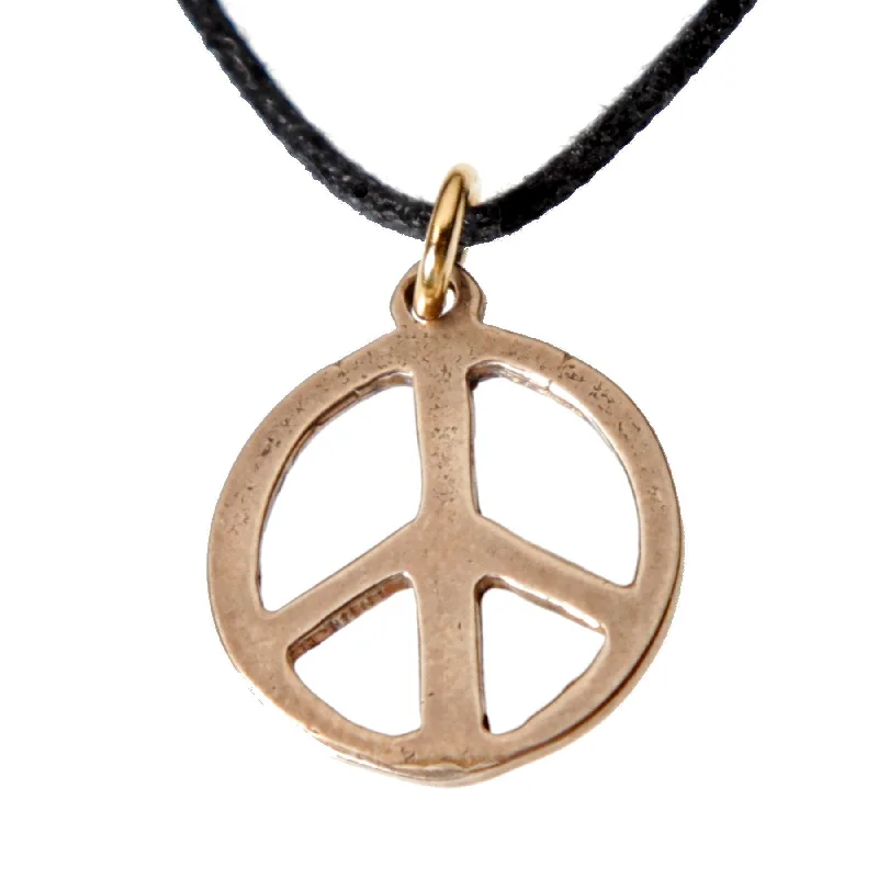 Exclusive Jewelry Sale – Shine For Less Delicate Peace Symbol Peace Bronze Pendant Necklace on Adjustable Natural Fiber Cord Exclusive Jewelry Sale – Shine For Less Delicate Peace Symbol Peace Bronze Pendant Necklace on Adjustable Natural Fiber Cord