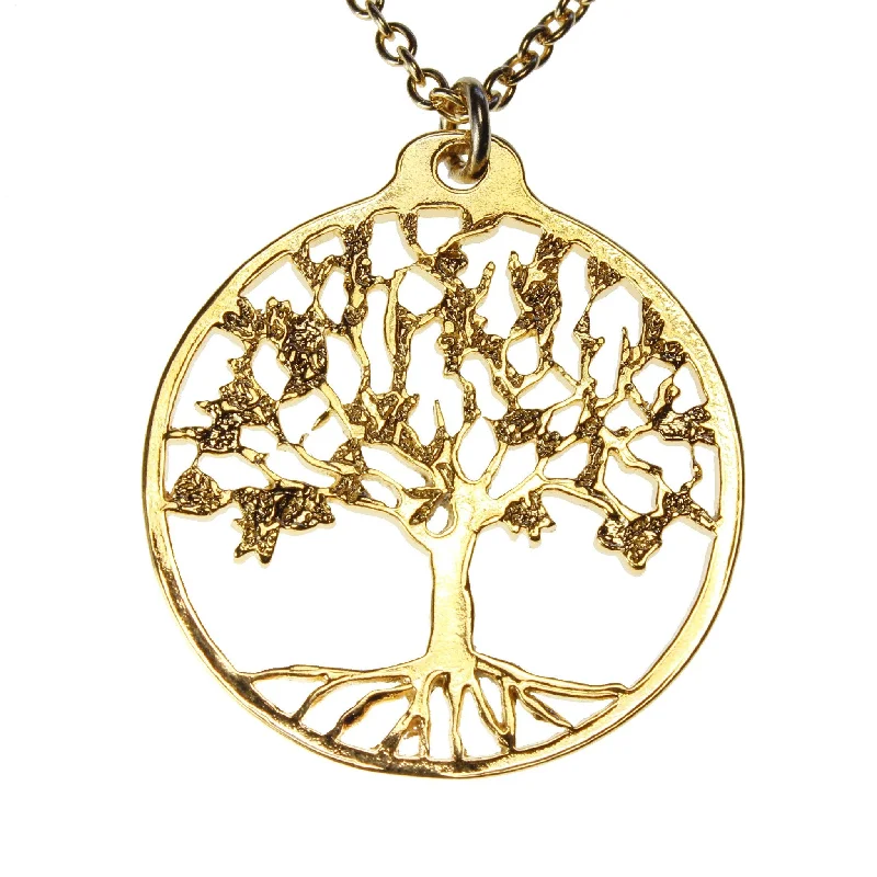 Limited-Stock Jewelry Sale – Shop Before It's Gone Tree of Life Delicate Gold-dipped Pendant Necklace on 18" Rolo Chain Limited-Stock Jewelry Sale – Shop Before It's Gone Tree of Life Delicate Gold-dipped Pendant Necklace on 18" Rolo Chain