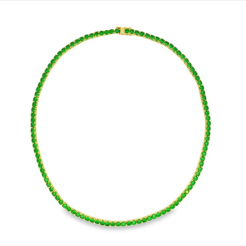 Shine In Style – Shop Jewelry Discounts Today Emerald Tennis Necklace