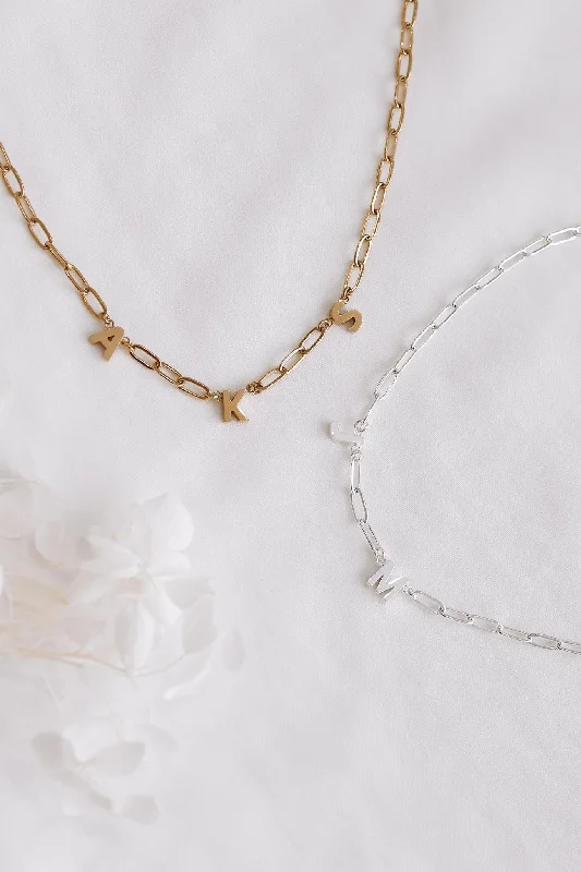 Discover Unique Jewelry With Special Limited-Time Offers Emeri - Stainless Steel Initial Necklace Discover Unique Jewelry With Special Limited-Time Offers Emeri - Stainless Steel Initial Necklace