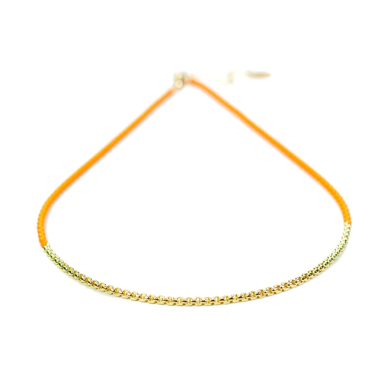 Fashion-Forward Jewelry At Incredible Prices Enamel Color Snake Chain & Gold Link Necklace 10 Colors Fashion-Forward Jewelry At Incredible Prices Enamel Color Snake Chain & Gold Link Necklace 10 Colors