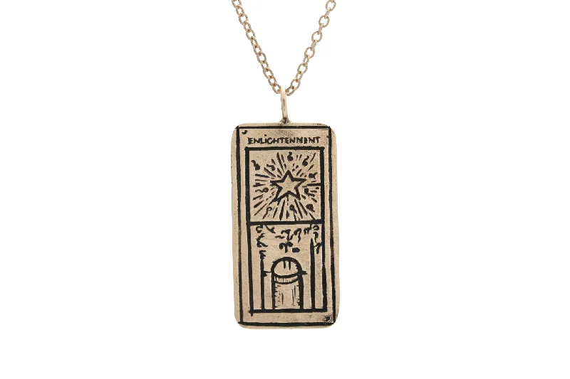 High-End Jewelry, Now More Affordable Than Ever Enlightenment Tarot Card Necklace