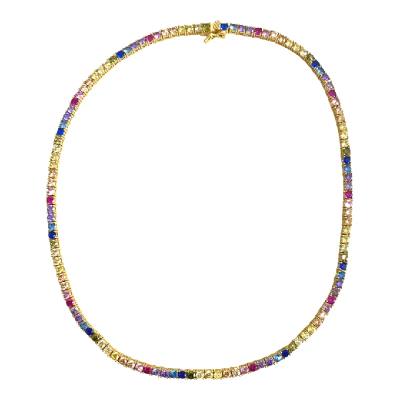 Jewelry Clearance Sale – Final Reductions Everyday Rainbow Tennis Necklace