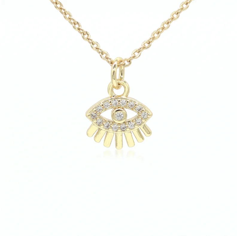 Jewelry Clearance Sale – Final Reductions Eye Gold Necklace