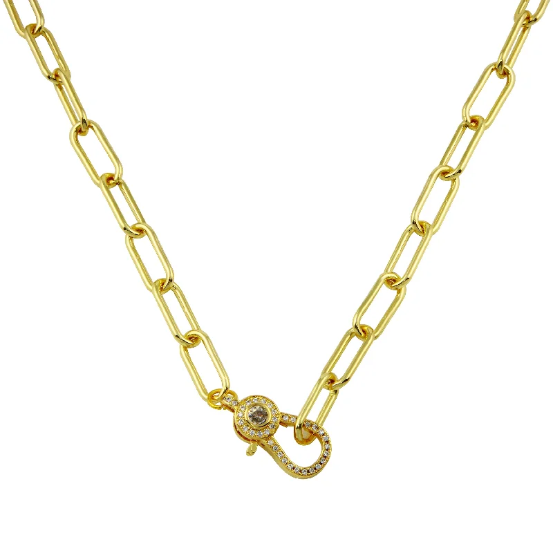 Stunning Jewelry At A Fraction Of The Price Fancy Clasp Chunky Paperclip Chain