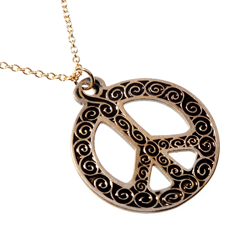Flash Sale On Stunning Jewelry – Don't Miss Out Filigree Green Peace Symbol Pendant Necklace Flash Sale On Stunning Jewelry – Don't Miss Out Filigree Green Peace Symbol Pendant Necklace