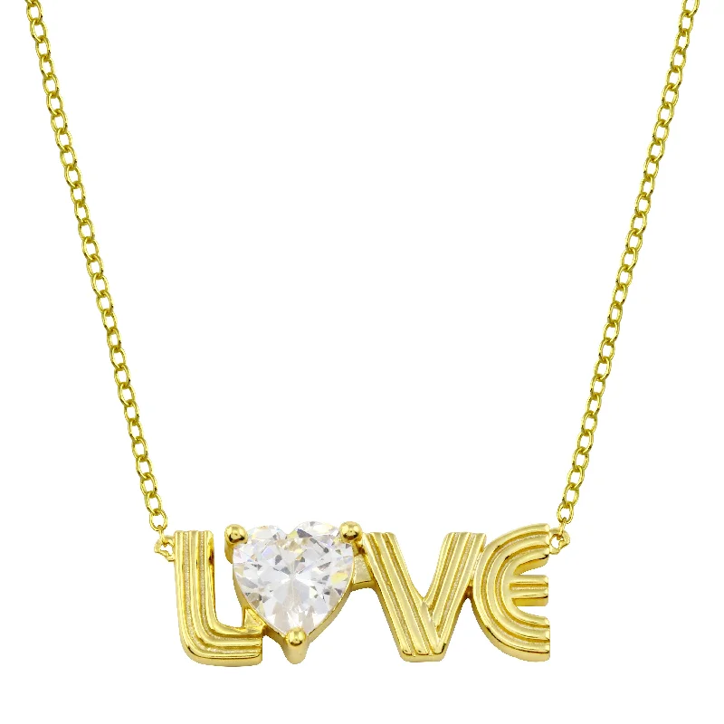 Your Dream Jewelry At Dream Prices Fluted LOVE Necklace