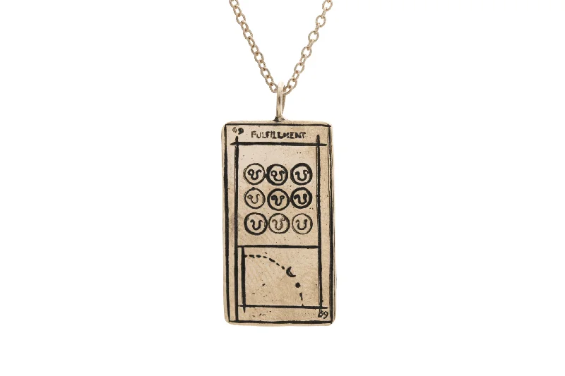 Dazzle With Discounts – Shop Jewelry On Sale Fulfillment Tarot Card Necklace