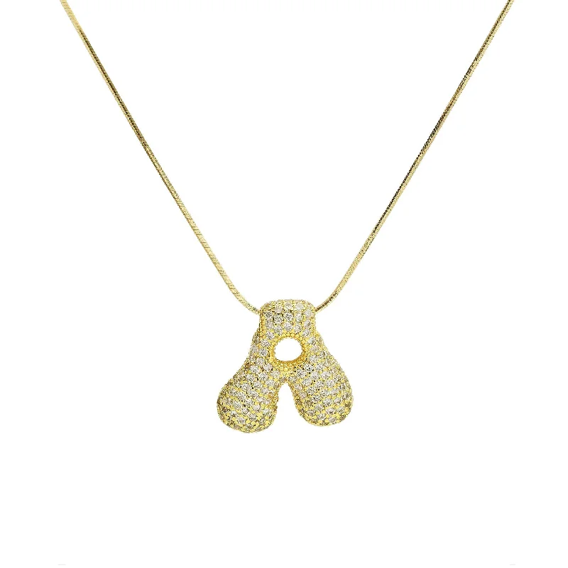 Huge Markdowns On Premium Jewelry Styles Initial Cz Waterdrop Necklace