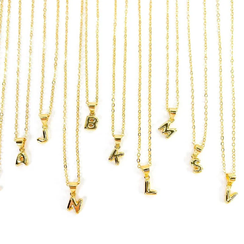 Unmissable Deals On Handmade Jewelry Collections Initial Mini Balloon Bubble Necklace Unmissable Deals On Handmade Jewelry Collections Initial Mini Balloon Bubble Necklace
