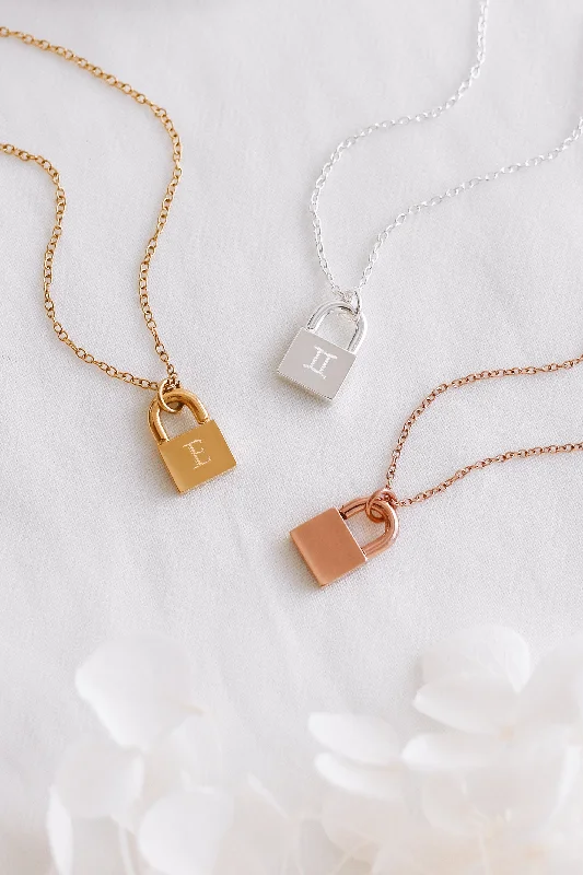 Unmissable Discounts On Timeless Jewelry Pieces Isadora - Stainless Steel Padlock Monogram Necklace Unmissable Discounts On Timeless Jewelry Pieces Isadora - Stainless Steel Padlock Monogram Necklace