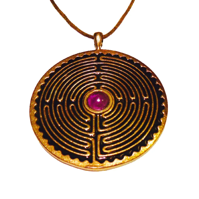 Elegant Designs, Unbeatable Discounts – Shop Jewelry Now Labyrinth Peace Bronze Pendant Necklace with 6mm Amethyst Stone on Adjustable Natural Fiber Cord Elegant Designs, Unbeatable Discounts – Shop Jewelry Now Labyrinth Peace Bronze Pendant Necklace with 6mm Amethyst Stone on Adjustable Natural Fiber Cord