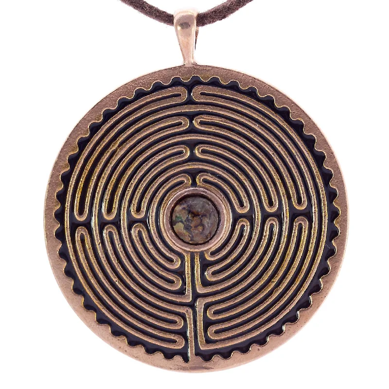 Dazzle With Discounts – Shop Jewelry On Sale Labyrinth Peace Bronze Pendant Necklace with 6mm Dinosaur Bone Gemstone on Adjustable Natural Fiber Cord Dazzle With Discounts – Shop Jewelry On Sale Labyrinth Peace Bronze Pendant Necklace with 6mm Dinosaur Bone Gemstone on Adjustable Natural Fiber Cord