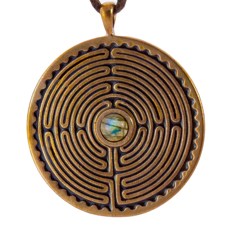 Special Sale On Handcrafted Jewelry – Shop Today Labyrinth Peace Bronze Pendant Necklace with 6mm Labradorite Gemstone on Adjustable Natural Fiber Cord Special Sale On Handcrafted Jewelry – Shop Today Labyrinth Peace Bronze Pendant Necklace with 6mm Labradorite Gemstone on Adjustable Natural Fiber Cord