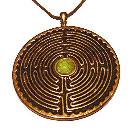Buy More, Save More – Special Jewelry Discounts Labyrinth Peace Bronze Pendant Necklace with 6mm Peridot Stone on Adjustable Natural Fiber Cord Buy More, Save More – Special Jewelry Discounts Labyrinth Peace Bronze Pendant Necklace with 6mm Peridot Stone on Adjustable Natural Fiber Cord