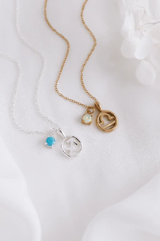 Last Chance To Shop High-End Jewelry At Markdown Prices Lucia - Stainless Steel Gold or Silver Zodiac Necklace Last Chance To Shop High-End Jewelry At Markdown Prices Lucia - Stainless Steel Gold or Silver Zodiac Necklace