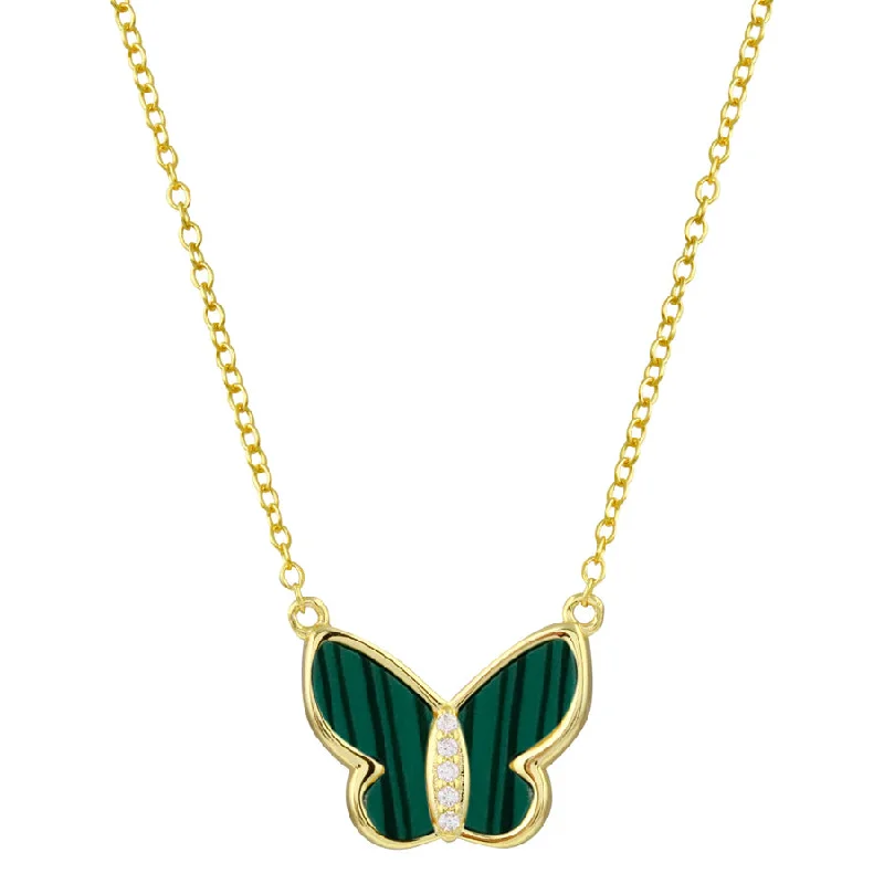 Jewelry Sale – Exclusive Styles At Lower Prices Malachite Butterfly Necklace